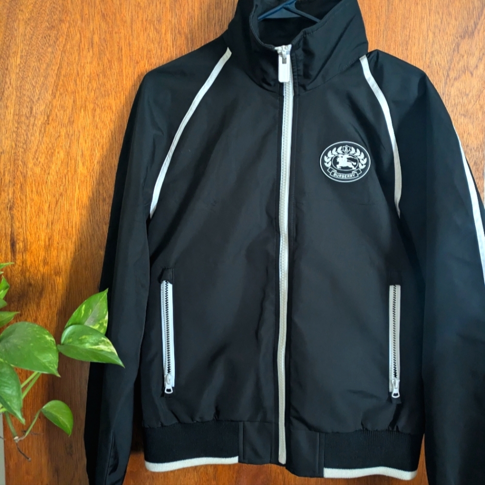 90's Burberry Track Jacket